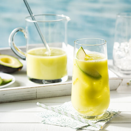 Avocado on the rocks