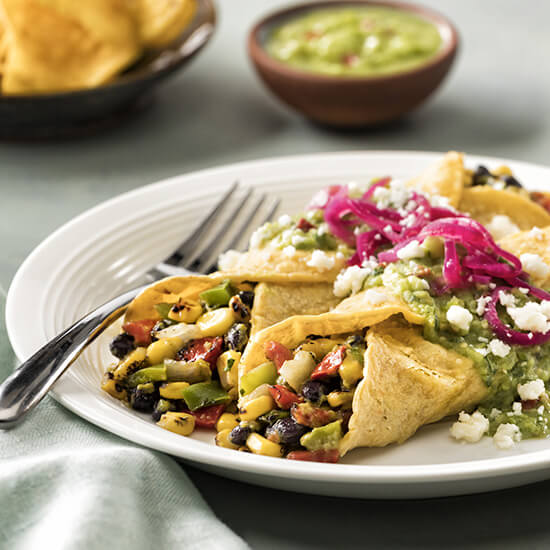 Healthcare Recipes Corn and Black Bean Enchiladas